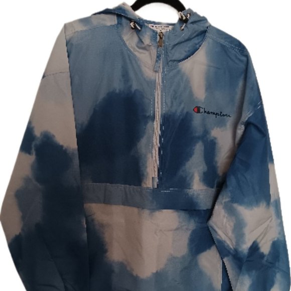 Champion Other - Men's Shield Blue Stadium Windbreaker Jacket  Champion Size XL Clouds New w tags